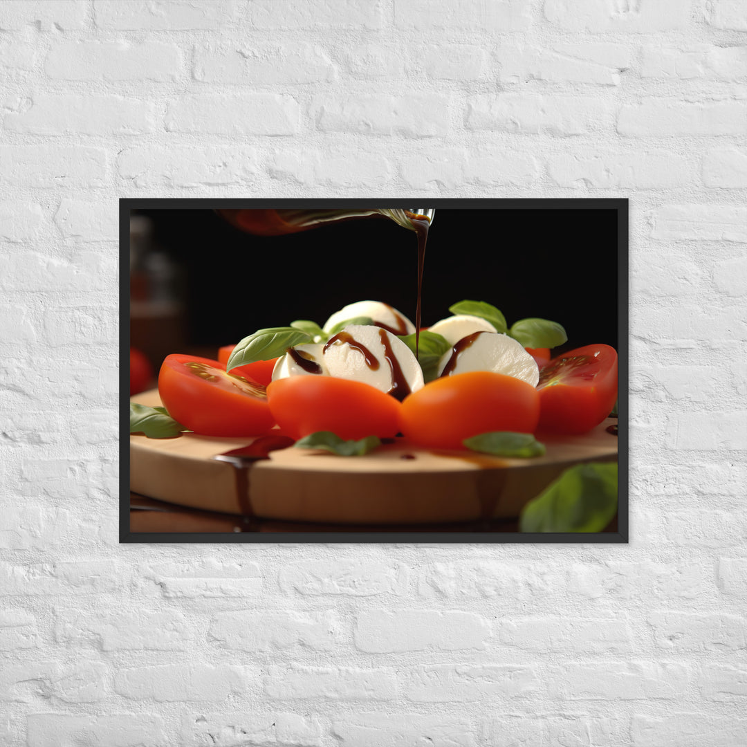 Caprese Salad Framed poster 🤤 from Yumify.AI