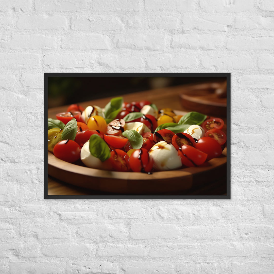 Caprese Salad Framed poster 🤤 from Yumify.AI