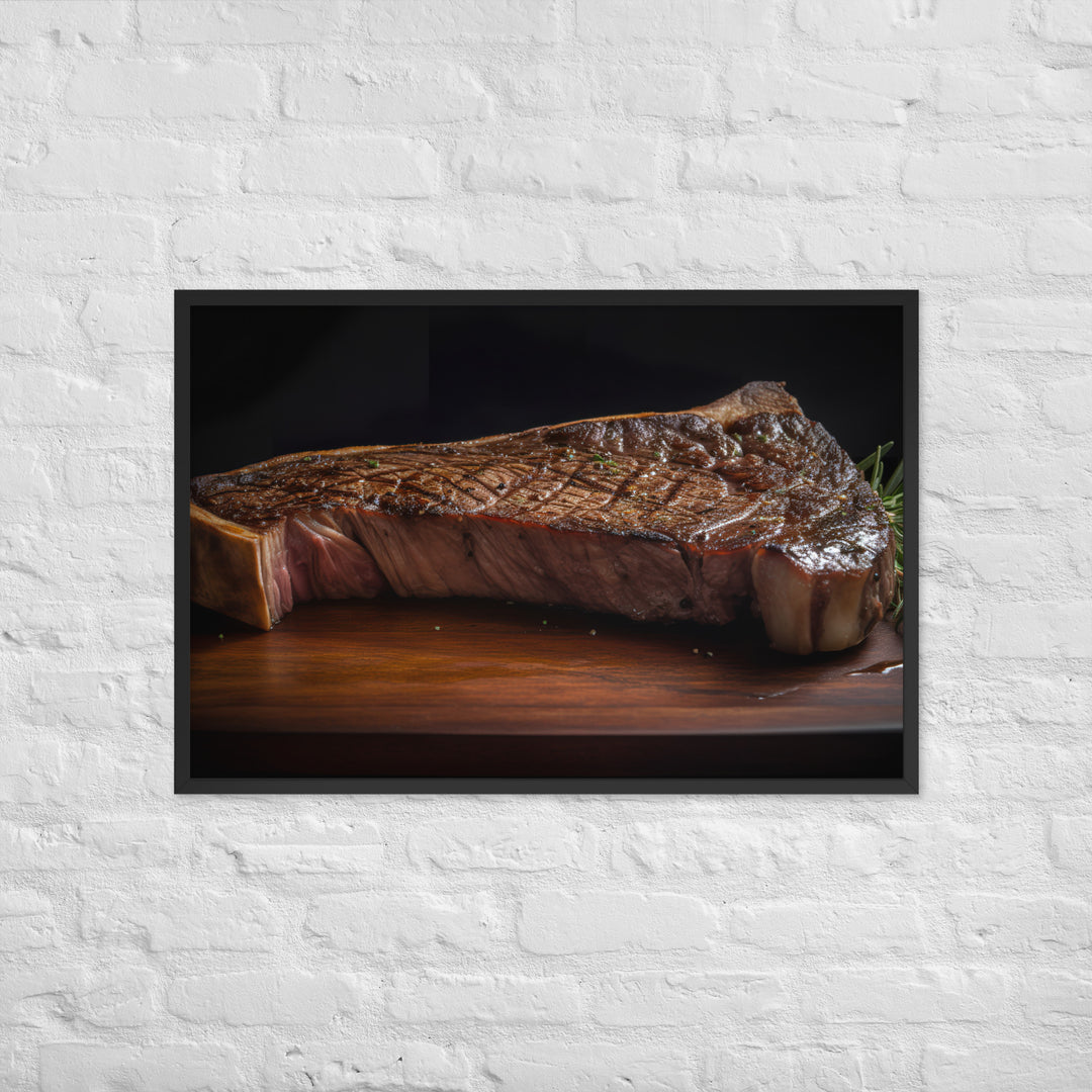 The Mighty Porterhouse Framed poster 🤤 from Yumify.AI