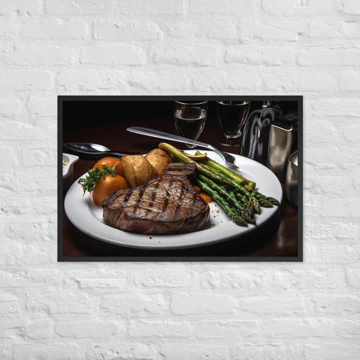 Porterhouse at Its Finest Framed poster 🤤 from Yumify.AI