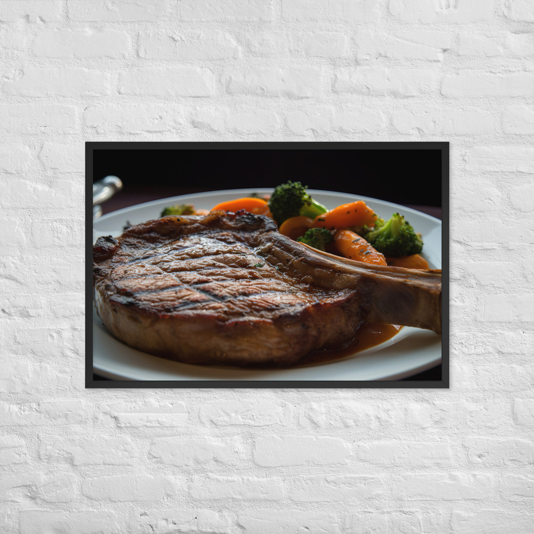 Grilled Ribeye Framed poster 🤤 from Yumify.AI