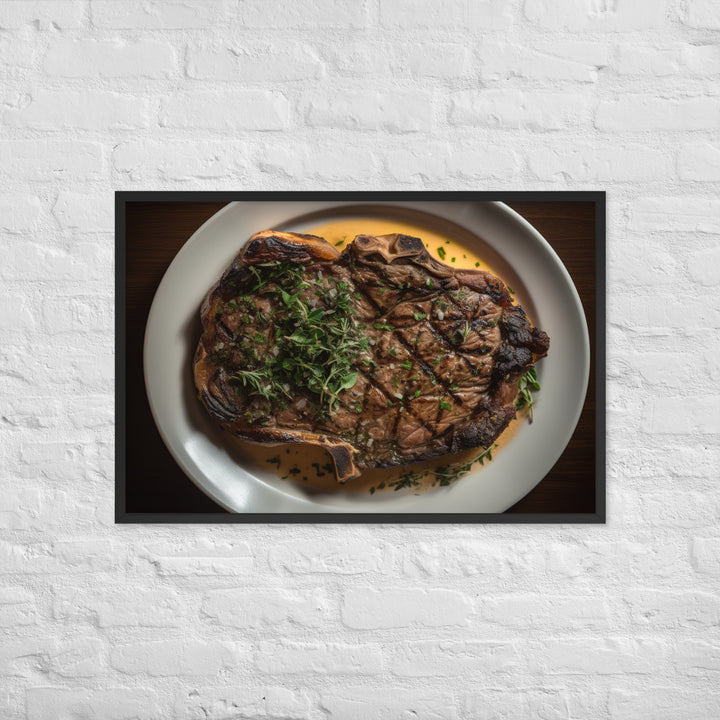 Butter Basted Ribeye Framed poster 🤤 from Yumify.AI