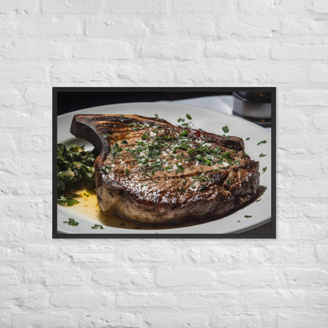 Butter Basted Ribeye Framed poster 🤤 from Yumify.AI