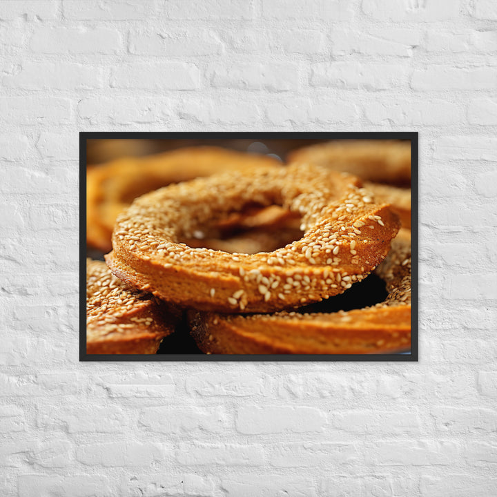 Simit Framed poster 🤤 from Yumify.AI