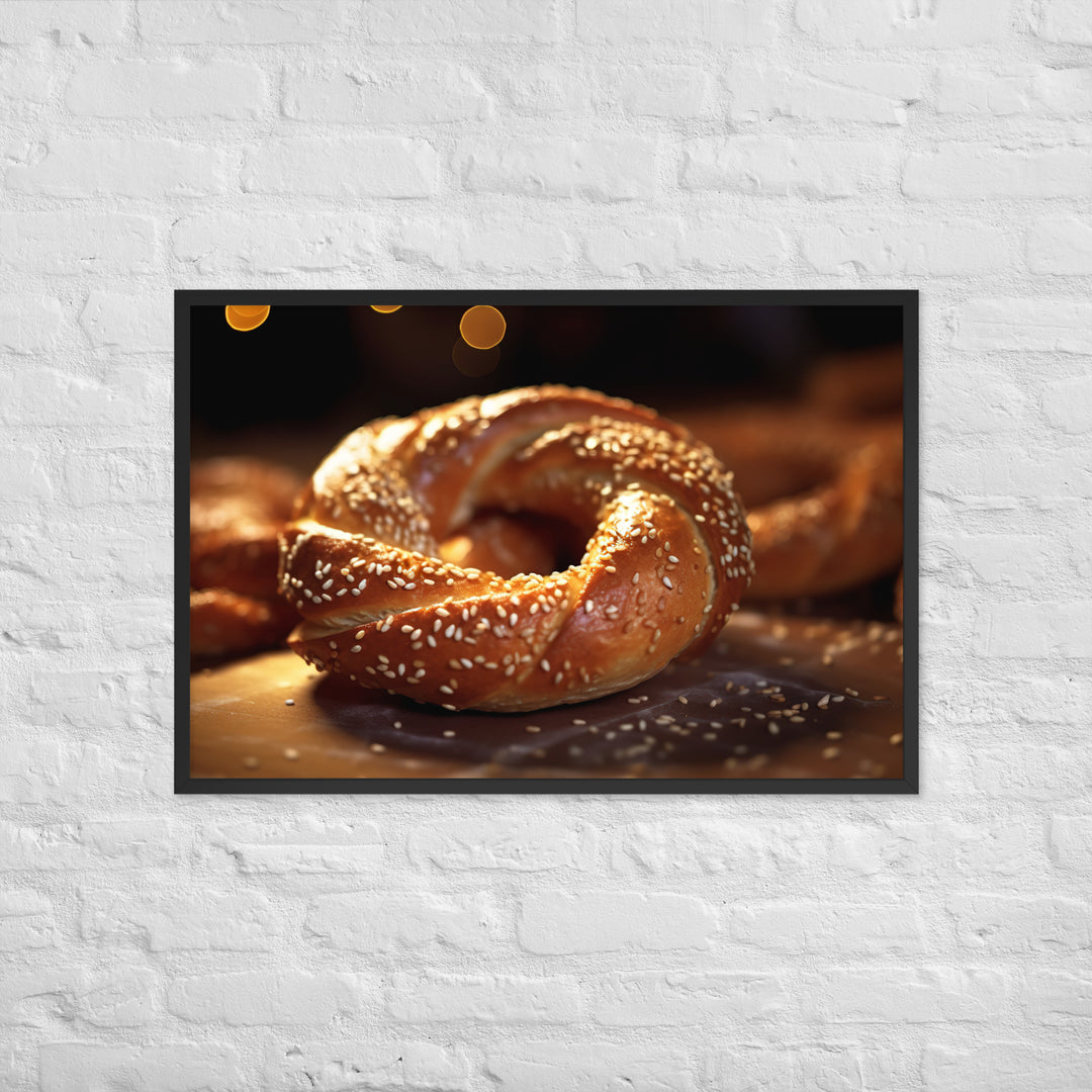 Simit Framed poster 🤤 from Yumify.AI