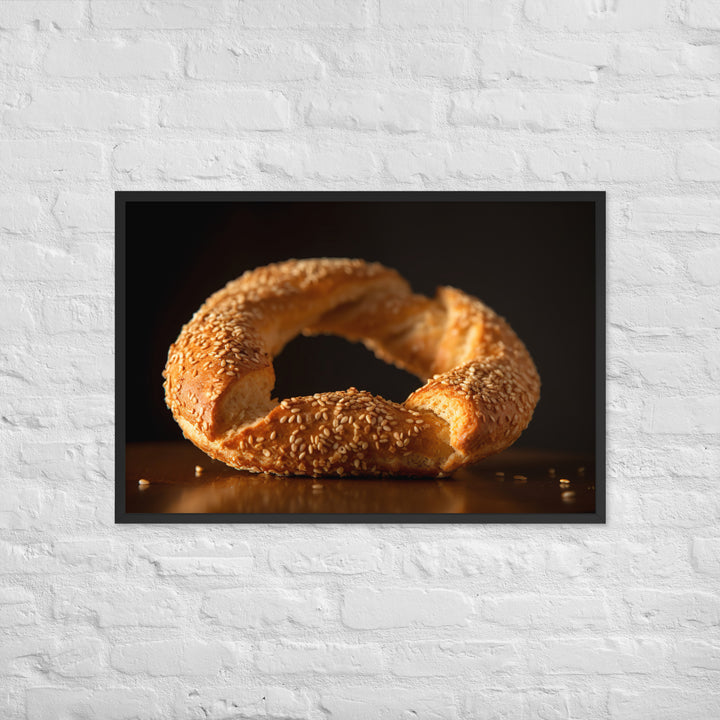 Simit Framed poster 🤤 from Yumify.AI