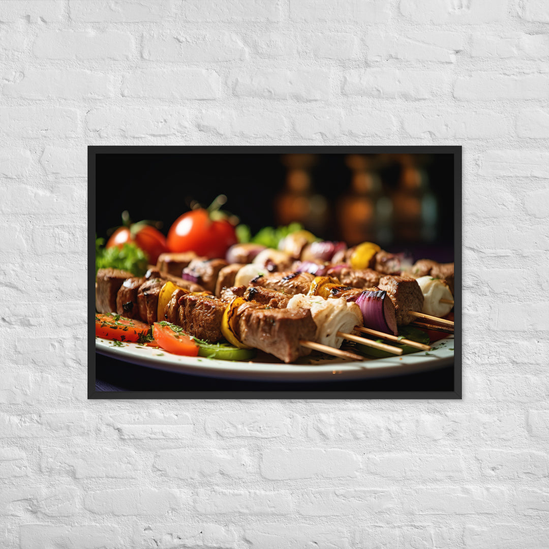 Kebab Framed poster 🤤 from Yumify.AI