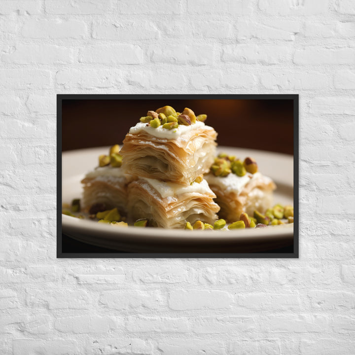 Baklava Framed poster 🤤 from Yumify.AI