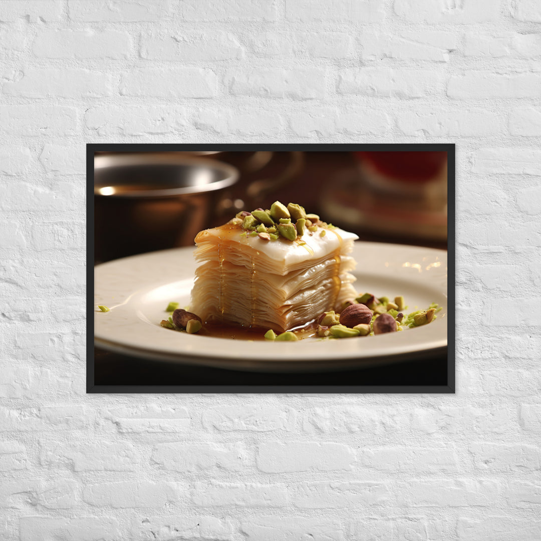 Baklava Framed poster 🤤 from Yumify.AI