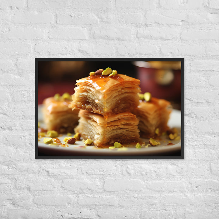 Baklava Framed poster 🤤 from Yumify.AI