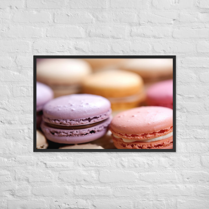 Macarons Framed poster 🤤 from Yumify.AI