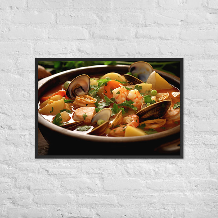 Bouillabaisse Framed poster 🤤 from Yumify.AI