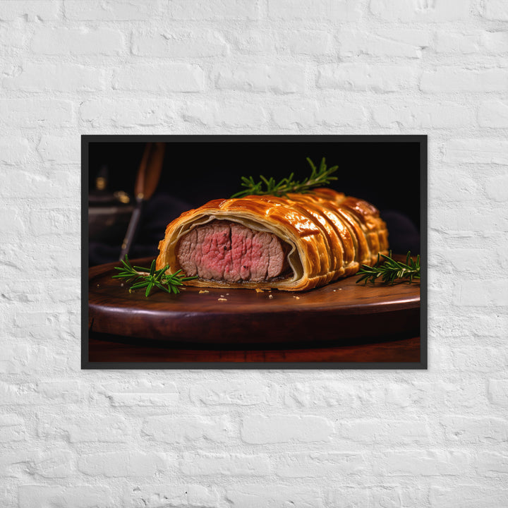 Beef Wellington Framed poster 🤤 from Yumify.AI