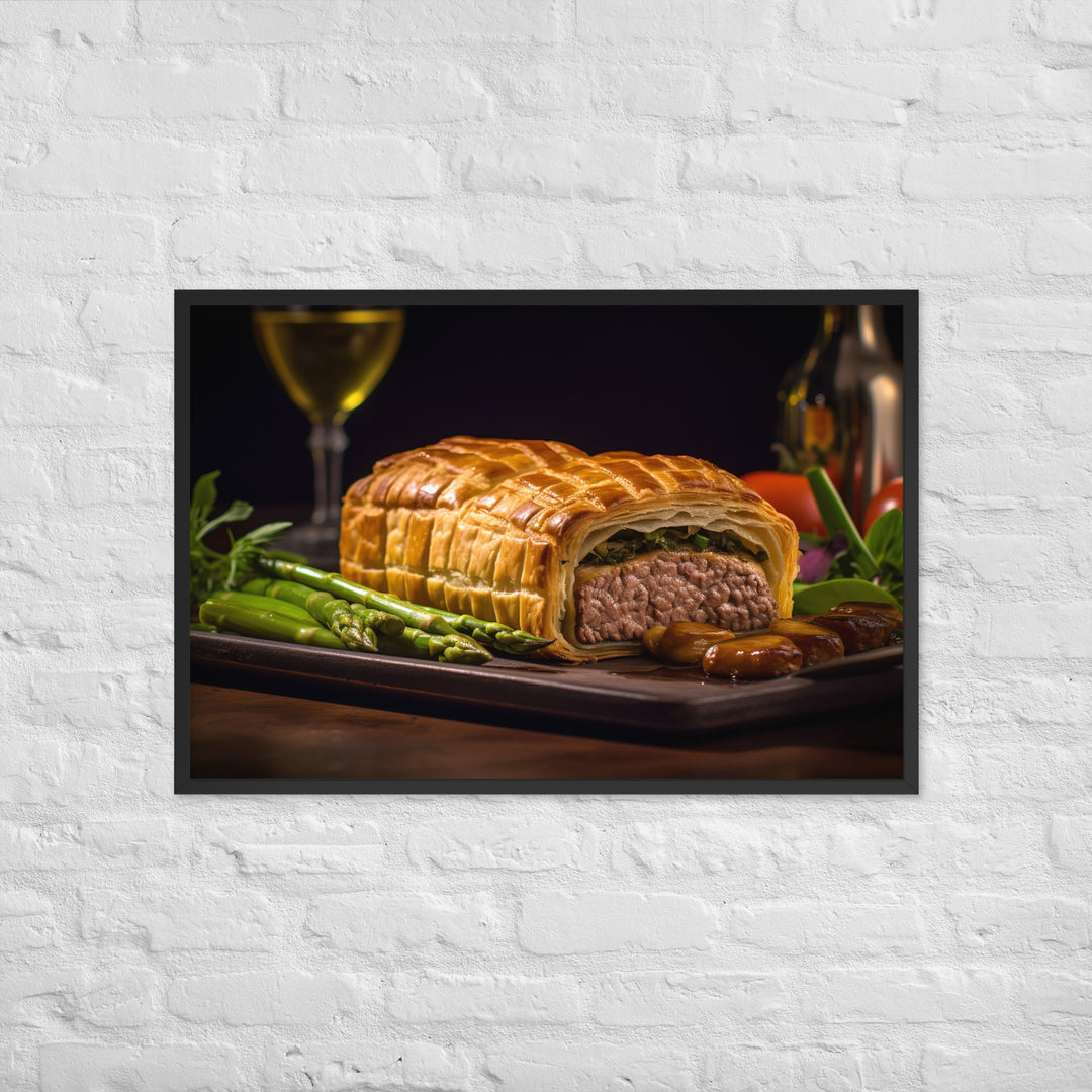 Beef Wellington Framed poster 🤤 from Yumify.AI