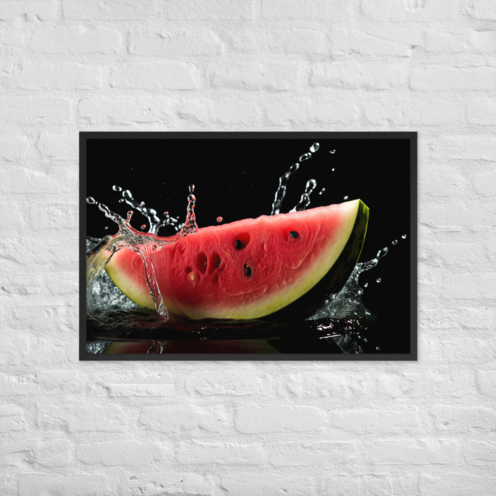 Watermelon Framed poster 🤤 from Yumify.AI