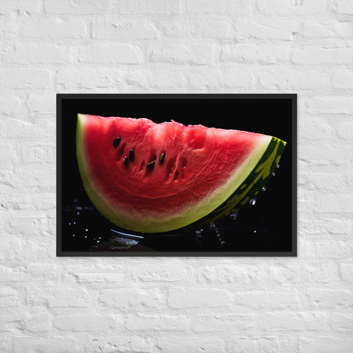 Watermelon Framed poster 🤤 from Yumify.AI