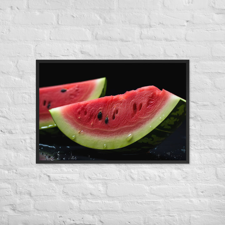 Watermelon Framed poster 🤤 from Yumify.AI