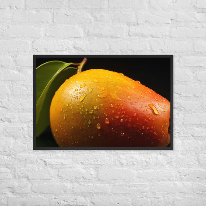 Mango Framed poster 🤤 from Yumify.AI