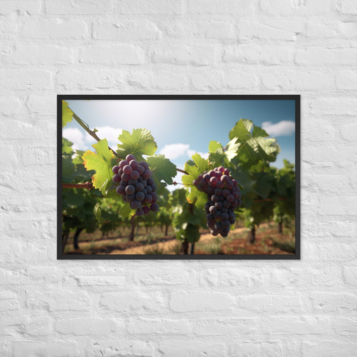 Vineyard Beauty Framed poster 🤤 from Yumify.AI