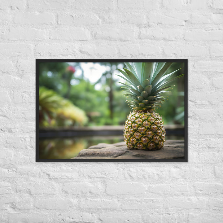 Tropical Oasis Framed poster 🤤 from Yumify.AI