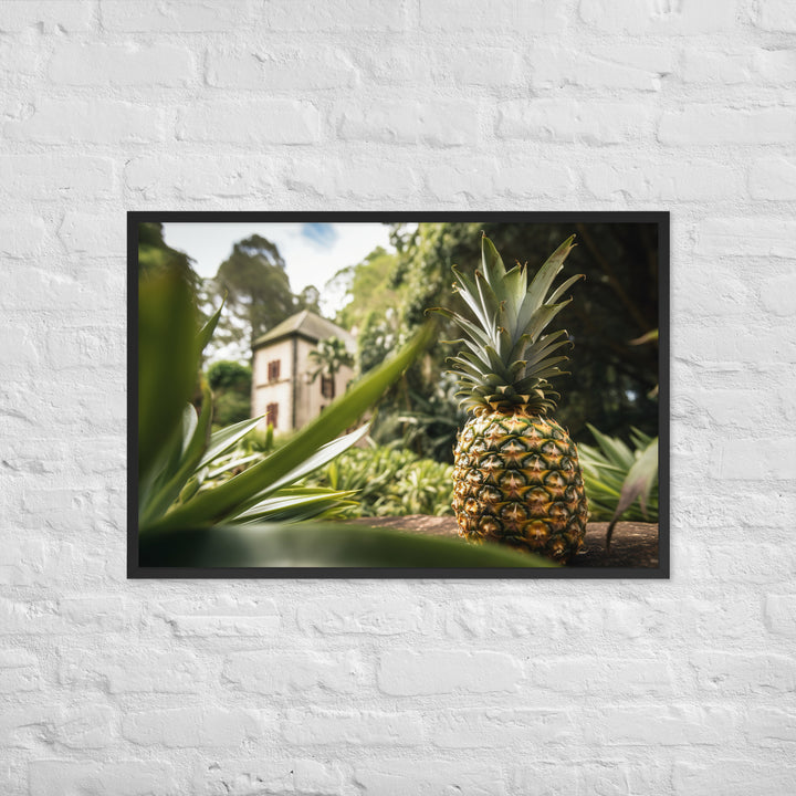 Tropical Oasis Framed poster 🤤 from Yumify.AI