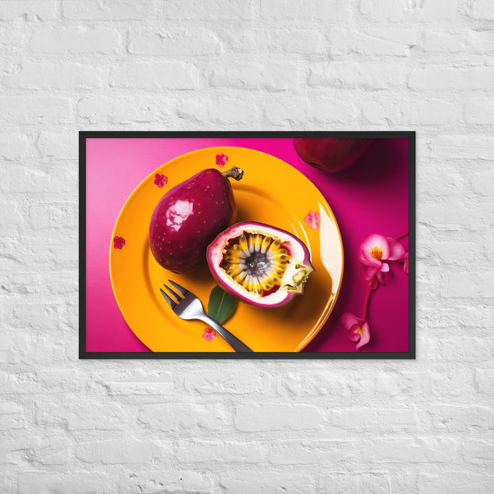 Taste of the Tropics Framed poster 🤤 from Yumify.AI