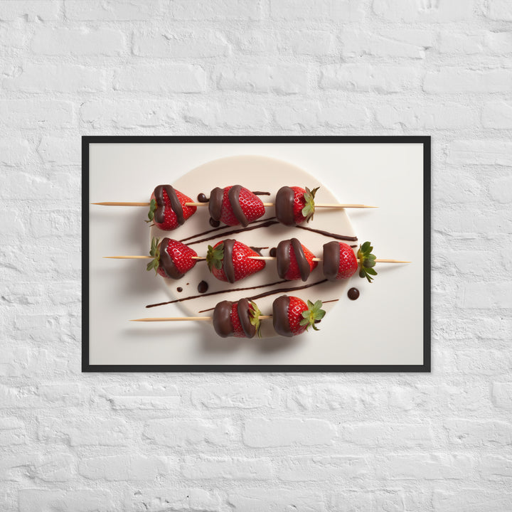 Sweet Summer Snack Framed poster 🤤 from Yumify.AI