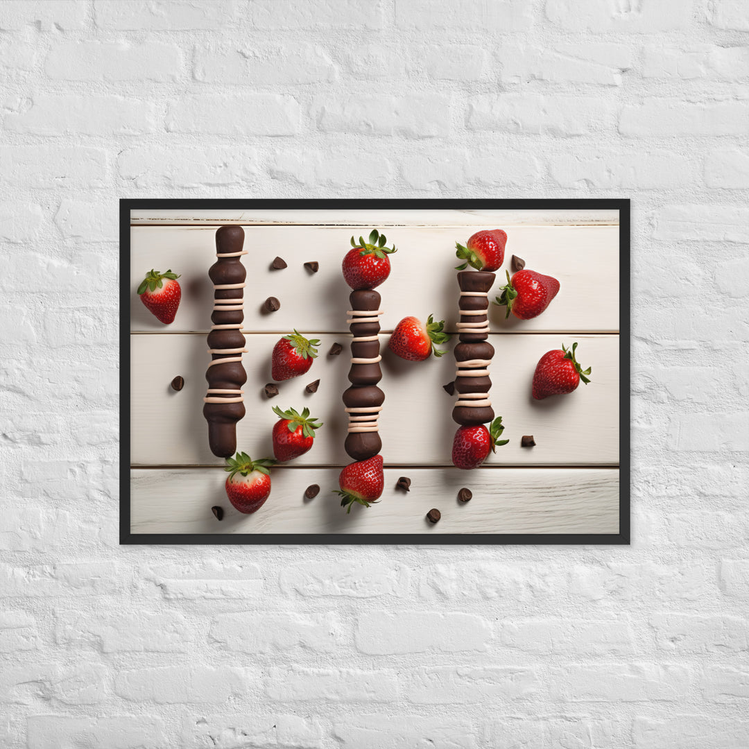 Sweet Summer Snack Framed poster 🤤 from Yumify.AI