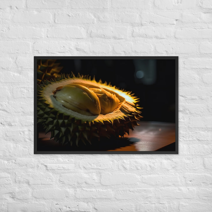 Durian Framed poster 🤤 from Yumify.AI