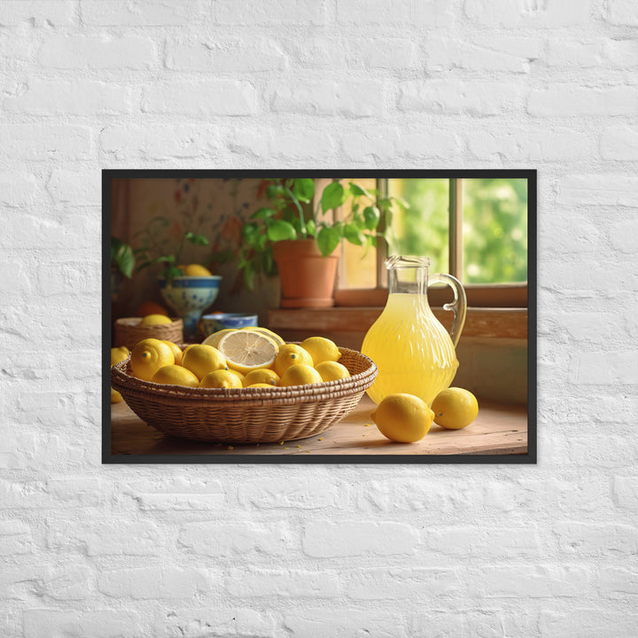 Lemonade Stand Framed poster 🤤 from Yumify.AI