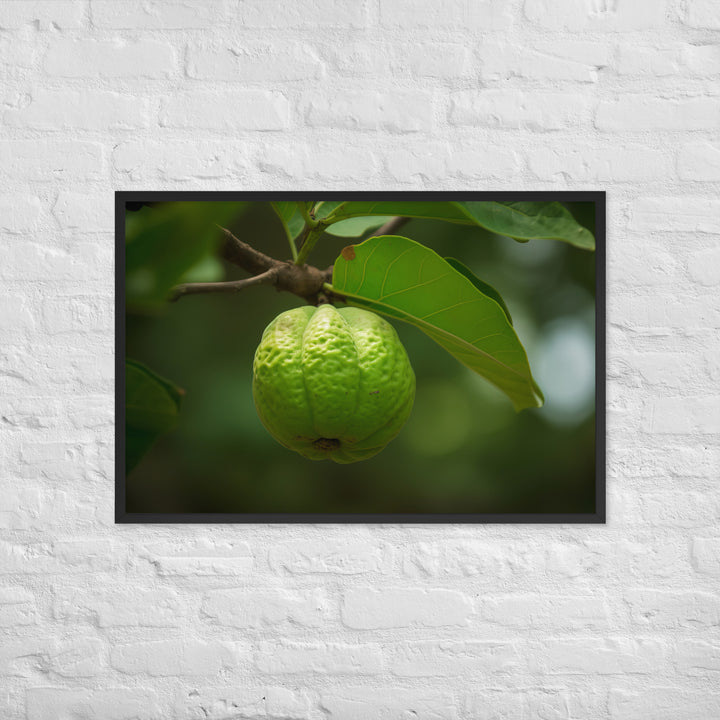 Guava on the Tree Framed poster 🤤 from Yumify.AI