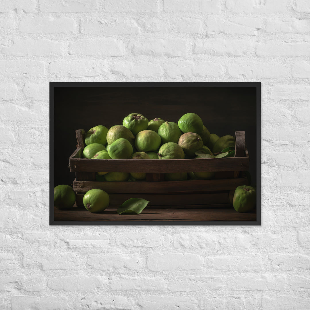 Guava Harvest Bounty Framed poster 🤤 from Yumify.AI