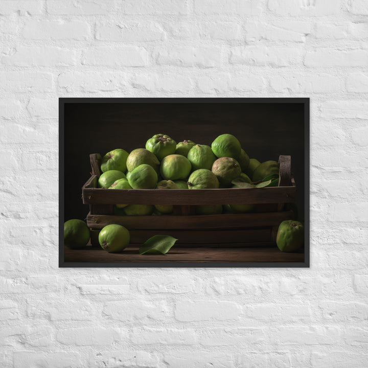 Guava Harvest Bounty Framed poster 🤤 from Yumify.AI