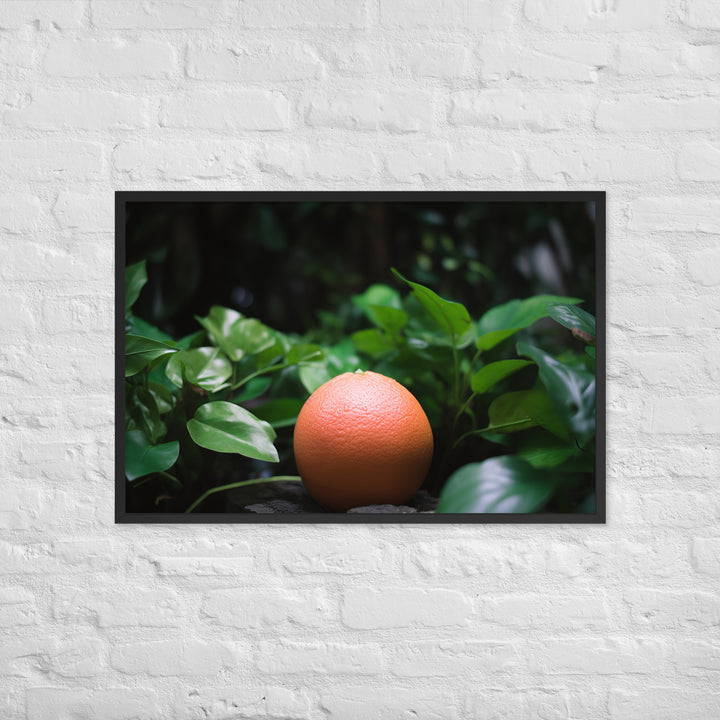 Grapefruit and Greens Framed poster 🤤 from Yumify.AI