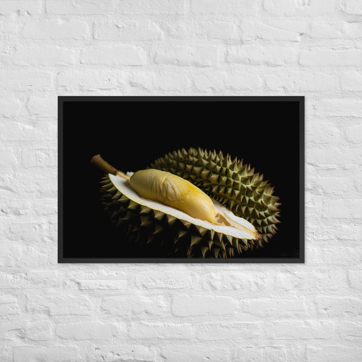 Durian Fruit as a Culinary Delight Framed poster 🤤 from Yumify.AI