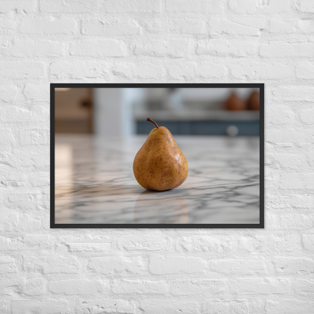 Bosc Pears Framed poster 🤤 from Yumify.AI