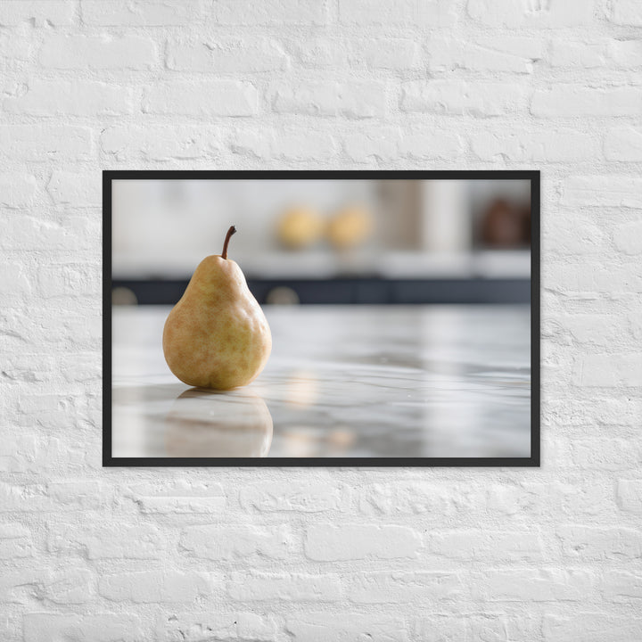 Bosc Pears Framed poster 🤤 from Yumify.AI