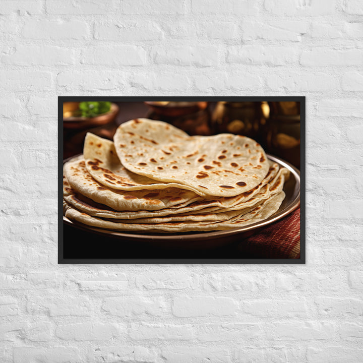 Chapati Framed poster 🤤 from Yumify.AI