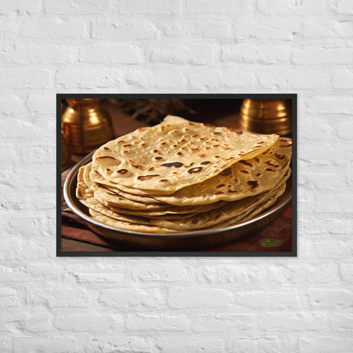 Chapati Framed poster 🤤 from Yumify.AI