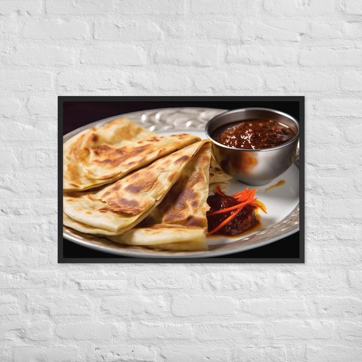 Roti Prata Framed poster 🤤 from Yumify.AI