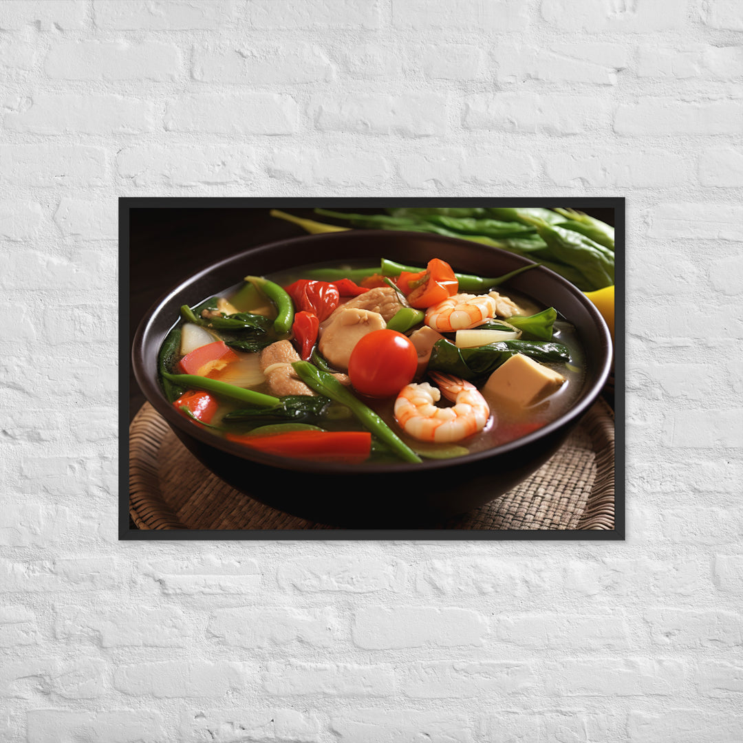 Sinigang Framed poster 🤤 from Yumify.AI