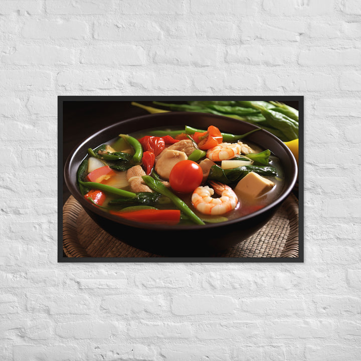 Sinigang Framed poster 🤤 from Yumify.AI