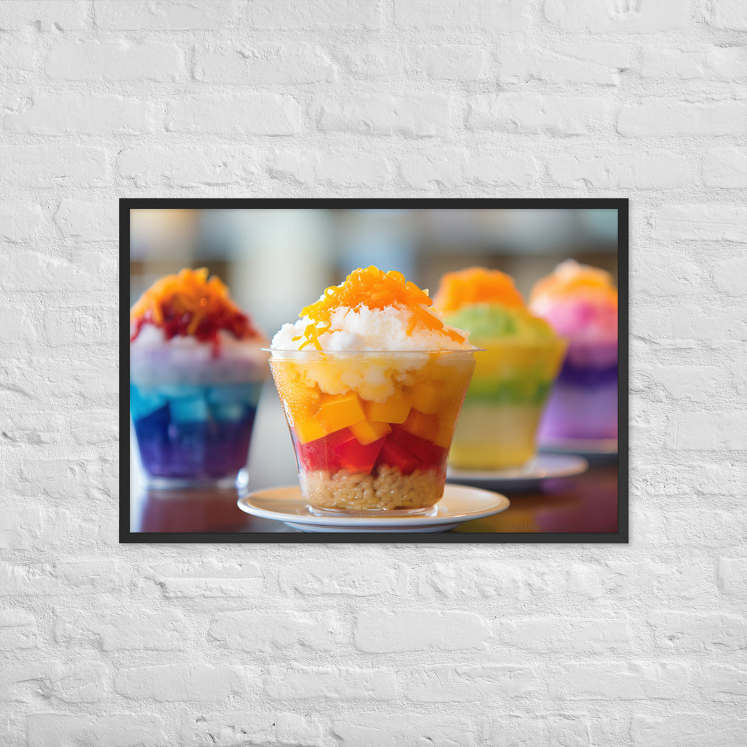 Halo Halo Framed poster 🤤 from Yumify.AI