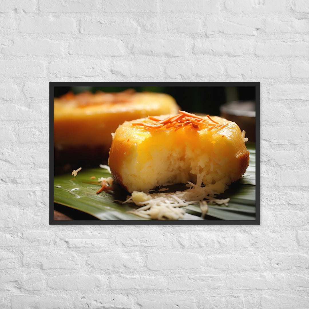 Bibingka Framed poster 🤤 from Yumify.AI