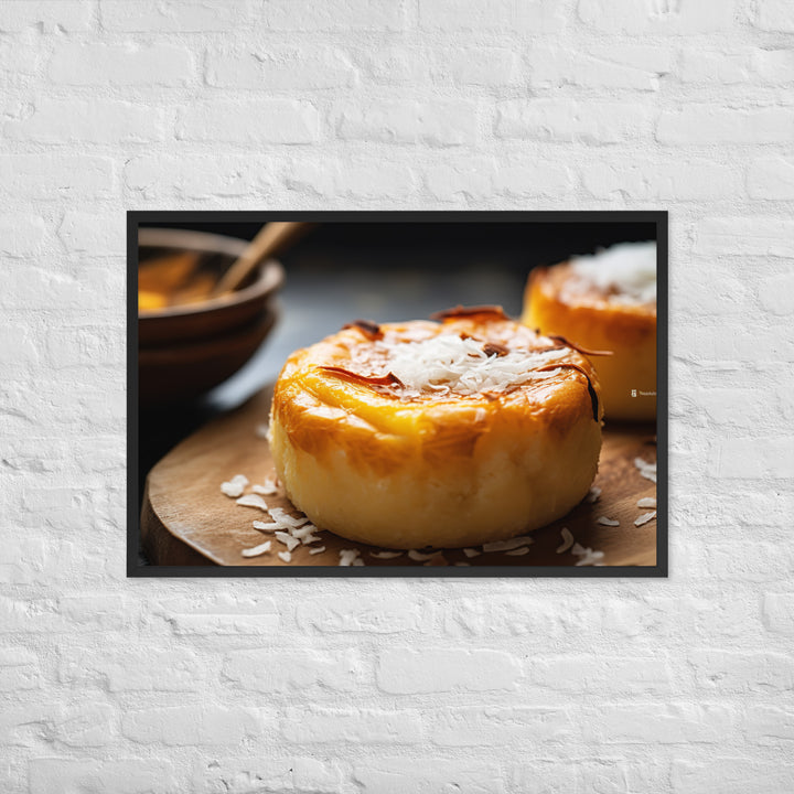 Bibingka Framed poster 🤤 from Yumify.AI