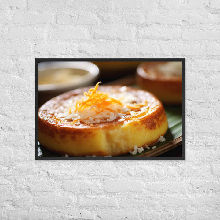 Bibingka Framed poster 🤤 from Yumify.AI