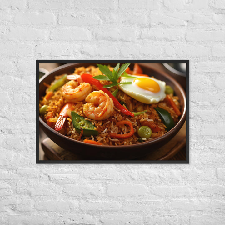 Nasi Goreng Framed poster 🤤 from Yumify.AI