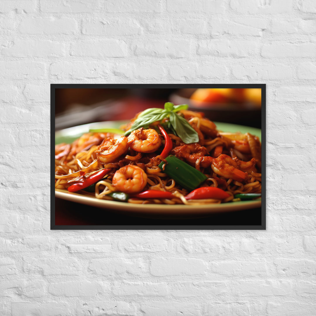 Mee Goreng Framed poster 🤤 from Yumify.AI