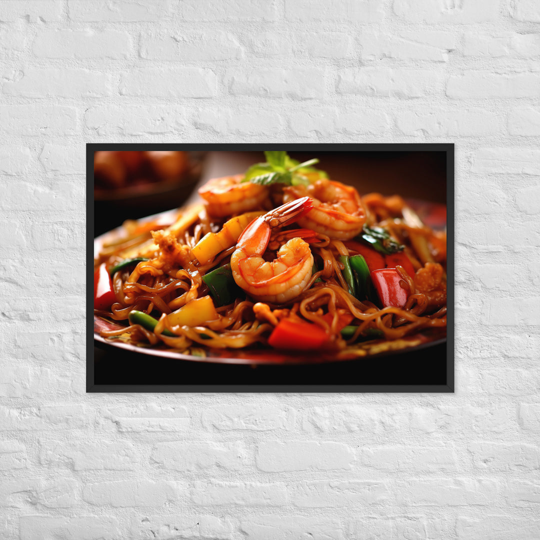 Mee Goreng Framed poster 🤤 from Yumify.AI