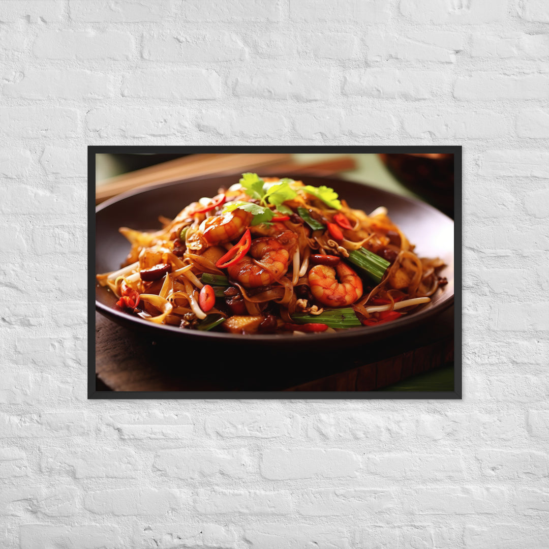 Char Kway Teow Framed poster 🤤 from Yumify.AI